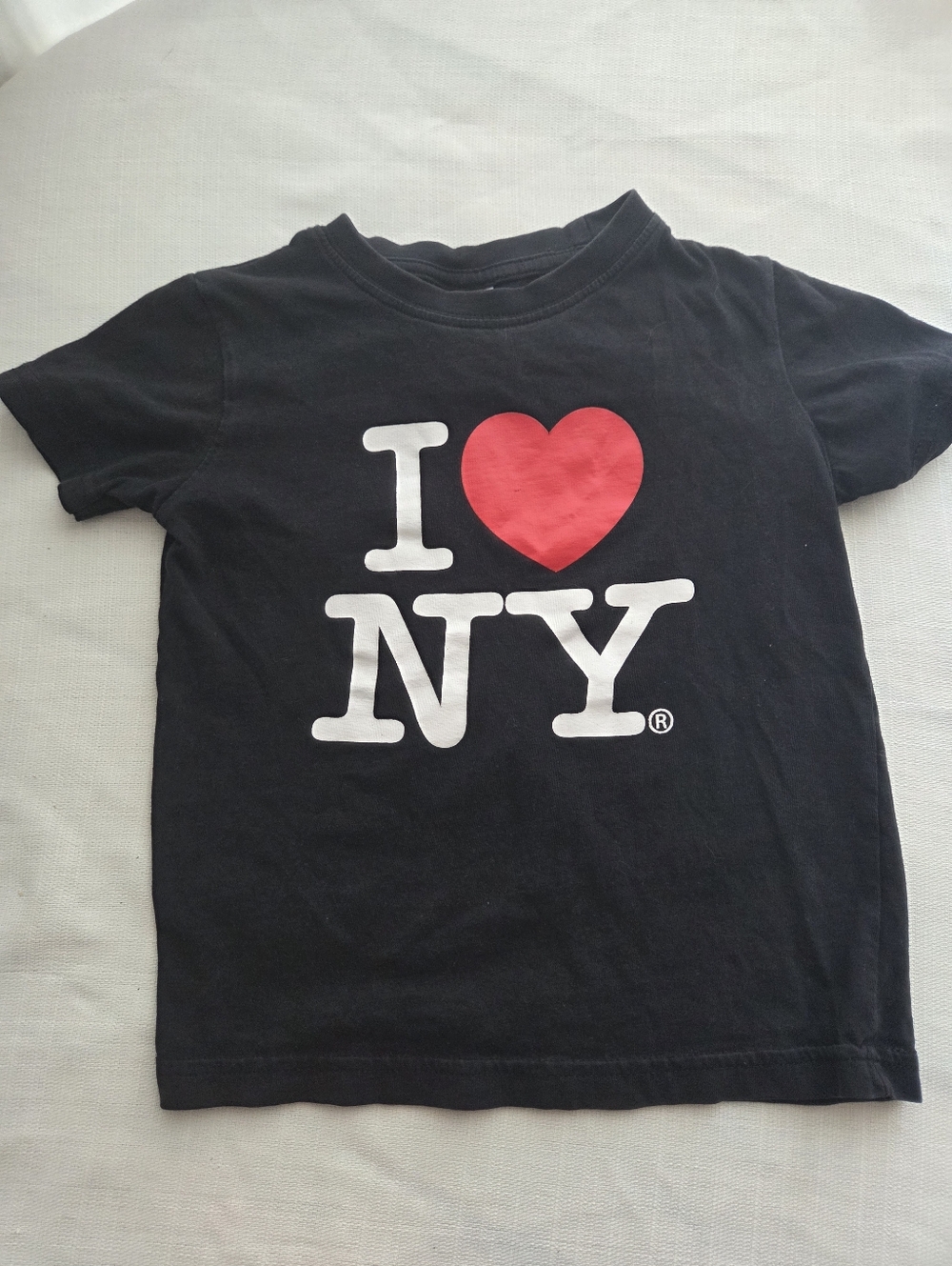 I Heart NY Graphic Tee - Black & Red - Kids Size 2-4 Unisex